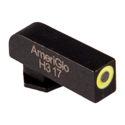 TRITIUM LIME LUMI ROUND OUTLINE FRONT SIGHTS FOR GLOCK~ GREEN TRITIUM LIME LUMI ROUND OUTLINE FRONT .165”H .125”W