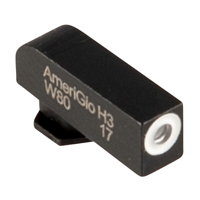 TRITIUM FRONT SIGHT FOR GLOCK~ 0.180”X0.140” GREEN W/WHITE OUTLINE SIGHT FOR GLOCK~ TRITIUM FRONT SIGHT FOR GLOCK~ 0.180”X0.140” GREEN W/WHITE OUTLINE SIGHT FOR GLOCK~