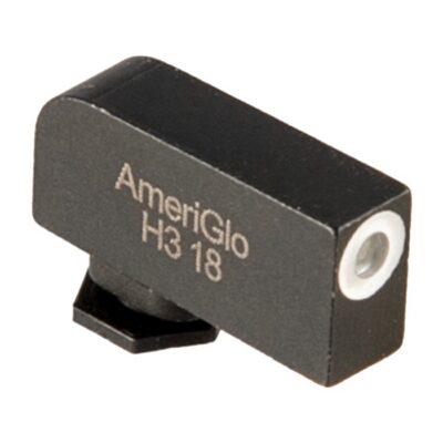 TRITIUM FRONT SIGHT FOR GLOCK~ 0.240”X0.125” GREEN W/WHITE OUTLINE SIGHT FOR GLOCK~