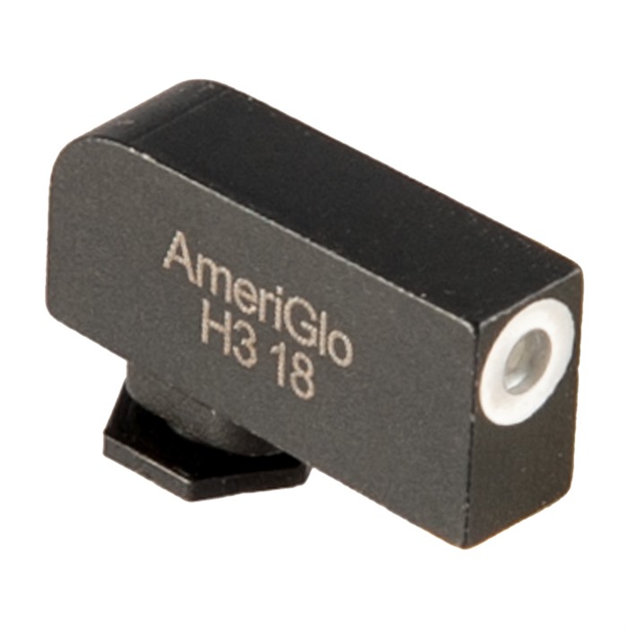 TRITIUM FRONT SIGHT FOR GLOCK~ 0.240”X0.125” GREEN W/WHITE OUTLINE SIGHT FOR GLOCK~ TRITIUM FRONT SIGHT FOR GLOCK~ 0.240”X0.125” GREEN W/WHITE OUTLINE SIGHT FOR GLOCK~