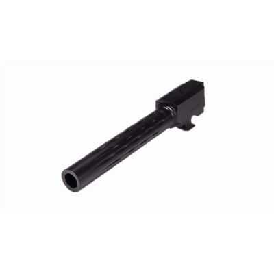 MATCH 9MM LUGER FLAME FLUTED BARREL FOR SIG P320 MATCH 9MM NON-THREADED FLAME BBL FOR SIG SAUER P320FS BLACK