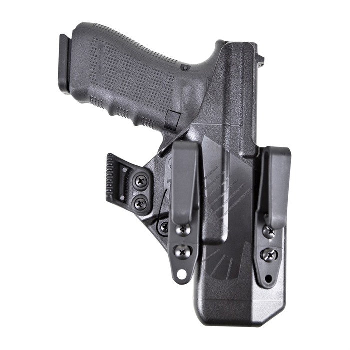 EIDOLON HOLSTERS FULL KIT FOR GLOCK~ G17 EIDOLON FULL KIT HOLSTER LEFT HAND 1.75 OVERHOOK BLACK EIDOLON HOLSTERS FULL KIT FOR GLOCK~ G17 EIDOLON FULL KIT HOLSTER LEFT HAND 1.75 OVERHOOK BLACK