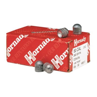 50 CALIBER (.512” ) PA CONICAL MUZZLELOADING BULLETS 50 CALIBER (0.512” ) 240GR PA CONICAL MUZZLELOADING 50/BOX