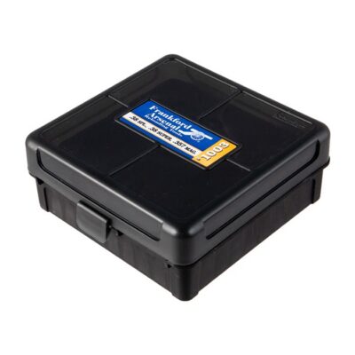 HINGE-TOP AMMO BOX 38 SPECIAL, 357 MAGNUM #1003 HINGE-TOP AMMO BOX 100 CT.