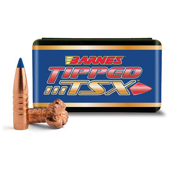 BARNES TIPPED TRIPLE-SHOCK X 22 CALIBER (0.224”) BULLETS TSX 22 CALIBER (0.224”) TIPPED FB 50GR 50/BOX