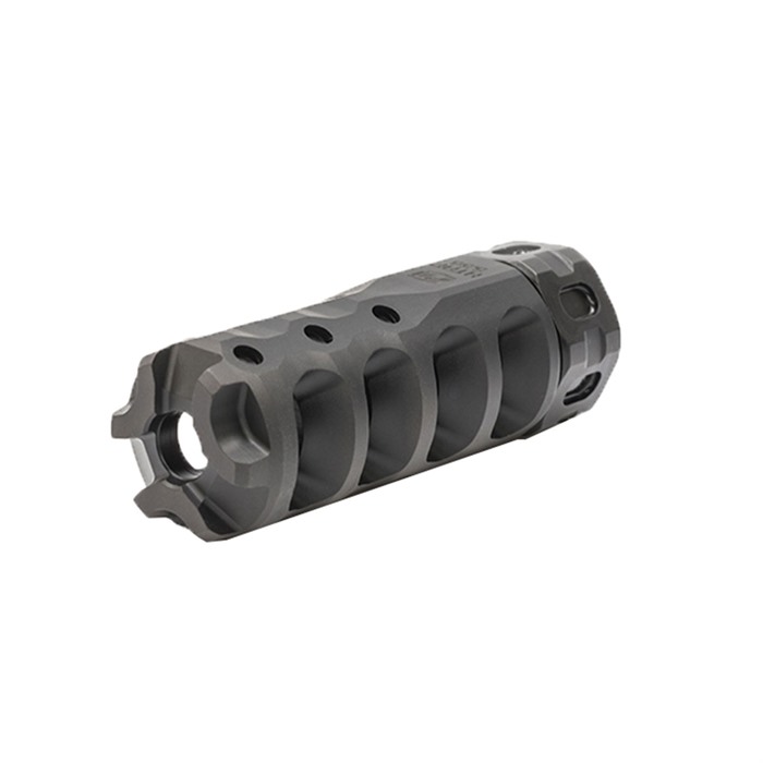 HYPERTAP MUZZLE BRAKE 22 CALIBER HYPERTAP 556 MUZZLE BRAKE 22 CALIBER 1/2-28 SS BLACK HYPERTAP MUZZLE BRAKE 22 CALIBER HYPERTAP 556 MUZZLE BRAKE 22 CALIBER 1/2-28 SS BLACK
