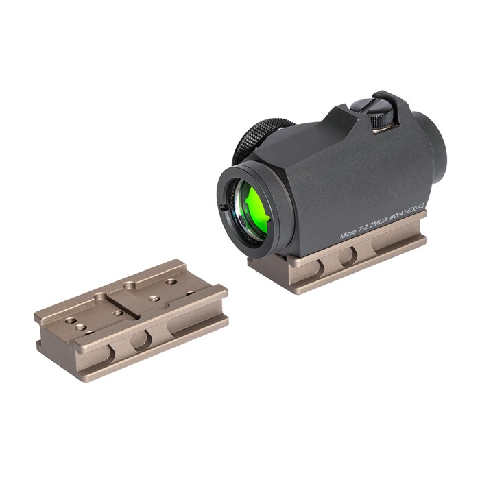 CONDITION ONE MICRO SIGHT ADAPTERS MICRO SIGHT MOUNT FOR AIMPOINT T-1/T-2 TAN