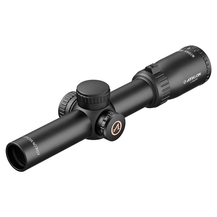 MIDAS BTR GEN2 1-6X2MM SFP ILLUMINATED RIFLE SCOPE MIDAS BTR GEN2 1-6X24MM SFP ILLUMINATED ATSR16 IR MOA BLACK