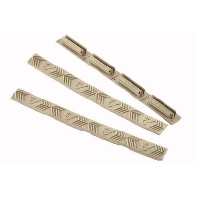 M-LOK RAIL COVERS M-LOK RAIL COVER 4-SLOT 3-PACK FDE