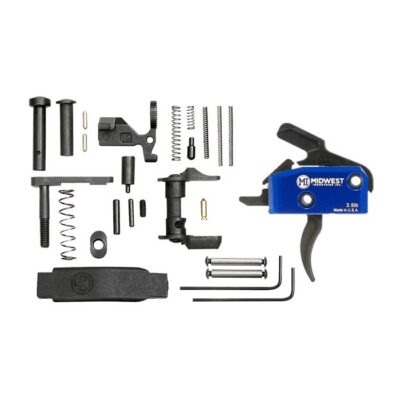 AR-15 ENHANCED DROP-IN CURVED TRIGGERS SINGLE STAGE 3.5LB ENHANCED TRIGGER DROP-IN CURVED SINGLE STAGE 3.5LBS W/ LPK