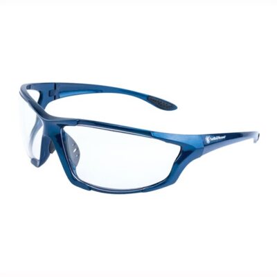 S&W MAJOR SHOOTING GLASSES S&W MAJOR BLUE FRAME/CLEAR LENS GLASSES