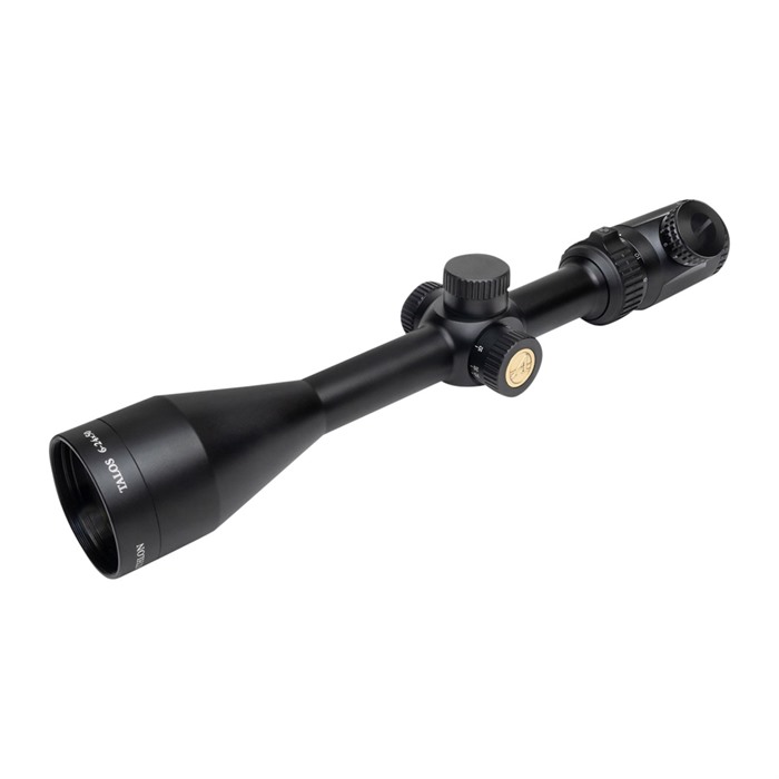 TALOS 6-24X50MM SFP ILLUMINATED RIFLE SCOPE TALOS 6-24X50MM SFP ILLUMINATED ATMR1 IR MIL RETICLE BLACK