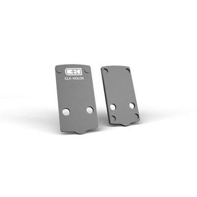 V4 MIL/LEO GLOCK OPTIC MOUNTING PLATE HOLOSUN 407K/507K FOR GLOCK 43/48 MOUNTING PLATE BLACK