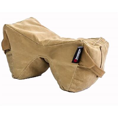 SCHMEDIUM MIDSIZED SHOOTING BAG SCHMEDIUM GAME CHANGER, TAN WAXED CANVAS HEAVY FILL