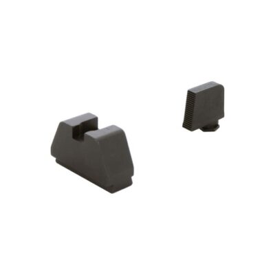 OPTIC COMPATIBLE SIGHT SETS FOR GLOCK OPTIC COMPATIBLE SIGHT SET FOR GLOCK G1-5 SERRATED BLACK