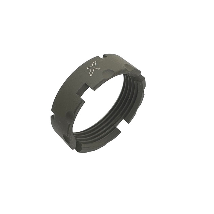 AR-15 BILLET CASTLE NUT AR-15 BILLET CASTLE NUT BURNT OD GREEN