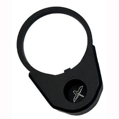 AR-15 END PLATE W/ 3-QD SLING SWIVEL SOCKETS STEEL END PLATE W/ 3-QD SLING SWIVEL SOCKETS BLACK DLC