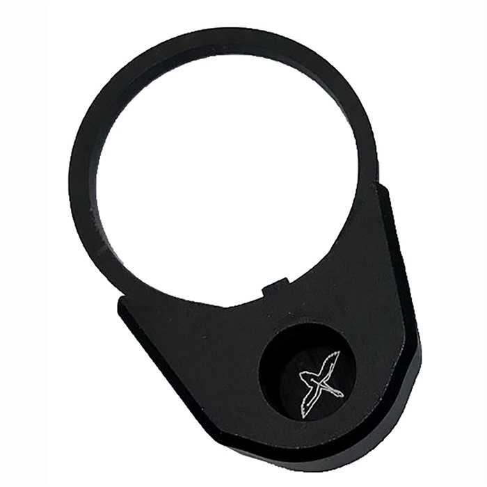 AR-15 END PLATE W/ 3-QD SLING SWIVEL SOCKETS STEEL END PLATE W/ 3-QD SLING SWIVEL SOCKETS BLACK DLC