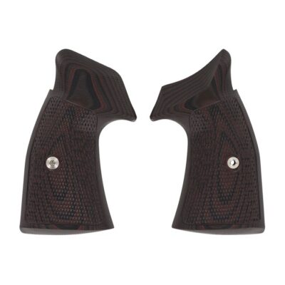 S&W K/L FRAME TAC DIAMOND GRIPS S&W K/L FRAME TAC DIAMOND, SQUARE BUTT, BLACK CHERRY