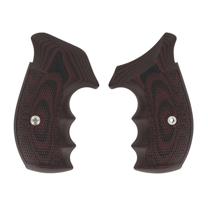 S&W N-FRAME TAC DIAMOND GRIPS S&W N-FRAME, TAC DIAMOND, ROUND BUTT, BLACK CHERRY S&W N-FRAME TAC DIAMOND GRIPS S&W N-FRAME, TAC DIAMOND, ROUND BUTT, BLACK CHERRY