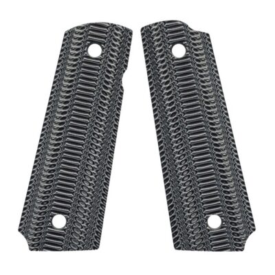 1911 GOVERNMENT ALIEN GRIPS 1911 GOVERNMENT, ALIEN, BLACK GRAY