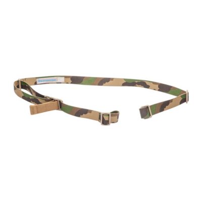 AR-15/M16 VICKERS COMBAT APPLICATIONS SLING VICKERS SLING WOODLAND CAMO NYLON HARDWARE