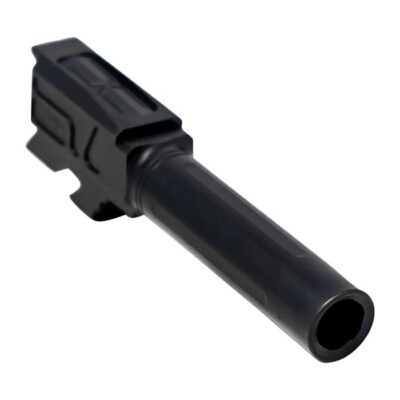 MATCH 9MM LUGER STRAIGHT FLUTED BARRELS FOR GLOCK® 43/43X MATCH 9MM NON-THREAD STRAIGHT BBL FOR GLOCK 43/43X BLACK