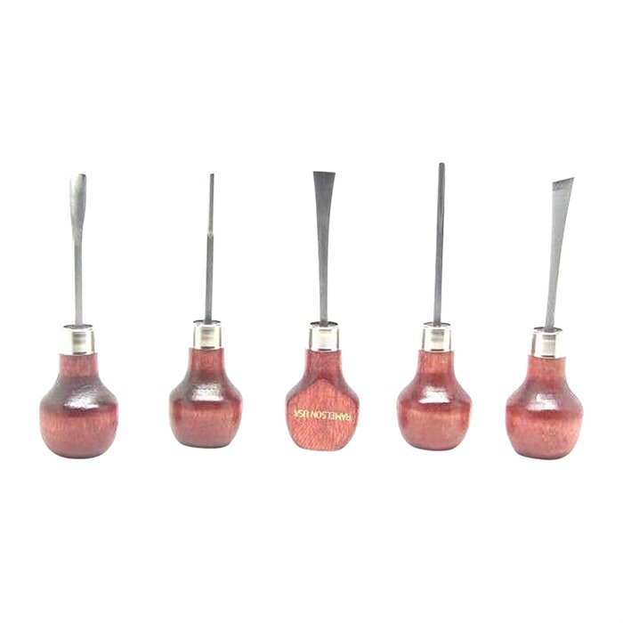 5 PIECE BASIC PALM WOODCARVING SET #107 BASIC PALM WOODCARVING 5 PIECE SET 5 PIECE BASIC PALM WOODCARVING SET #107 BASIC PALM WOODCARVING 5 PIECE SET