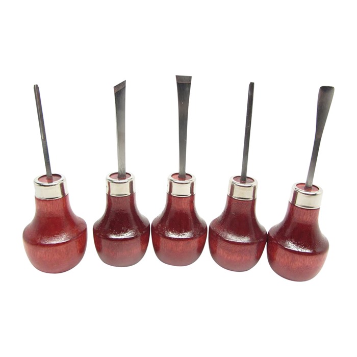 #107R PALM WOODCARVING TOOL SET #107R MINI PALM WOODCARVING 5 PIECE SET #107R PALM WOODCARVING TOOL SET #107R MINI PALM WOODCARVING 5 PIECE SET