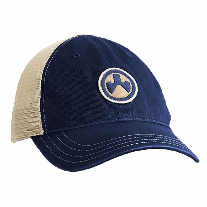 ICON PATCH TRUCKER HATS ICON PATH GARMENT WASHED TRUCKER HAT NAVY/KHAKI