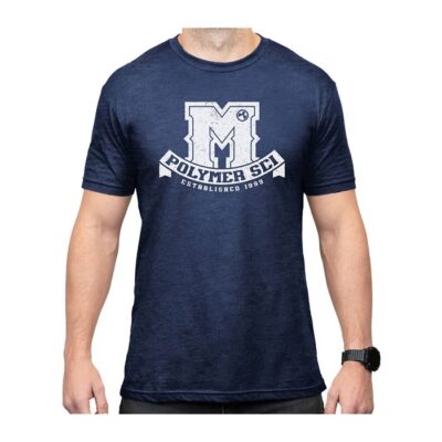 UNIVERSITY ATHLETIC T-SHIRT UNIVERSITY NAVY HEATHER T-SHIRT SMALL
