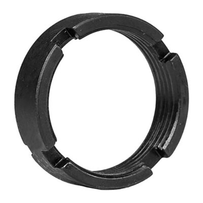 AR-15 BUFFER TUBE LOCK NUT RECEIVER EXTENSION LOCK NUT FOR AR-15 BLACK
