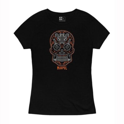 SUGAR SKULL T-SHIRTS WOMEN’S SUGAR SKULL BLEND T-SHIRT  BLK 2XL