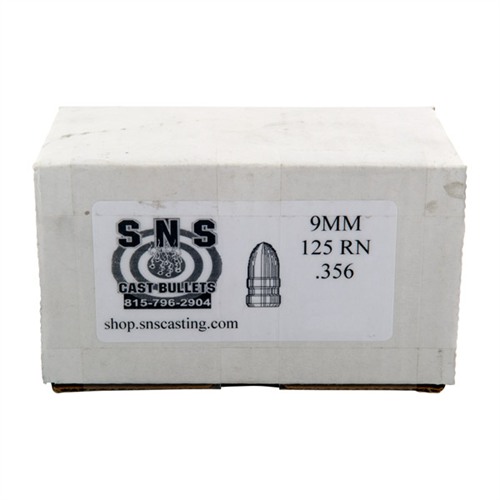 9MM CALIBER CAST PISTOL BULLETS 9MM (.356”) 125GR RN LEAD BULLETS 500/BOX 9MM CALIBER CAST PISTOL BULLETS 9MM (.356”) 125GR RN LEAD BULLETS 500/BOX