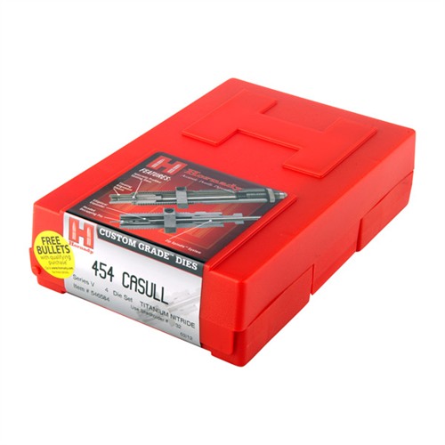 CUSTOM GRADE HANDGUN 4-DIE SETS 454 CASULL 4-DIE SET CUSTOM GRADE HANDGUN 4-DIE SETS 454 CASULL 4-DIE SET