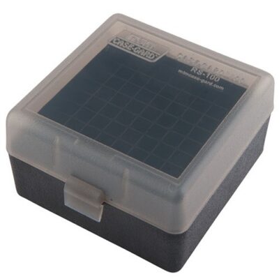 FLIP TOP RIFLE AMMO BOXES FLIP TOP RIFLE AMMO BOX 223-RUGER 6X47 100 ROUND SMOKE