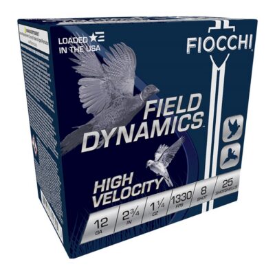 UPLAND GAME 12 GAUGE 2-3/4” # 8 SHOT SHOTGUN AMMO UPLAND GAME 12 GAUGE 2-3/4” 1-1/4OZ #8 SHOT 250/CASE