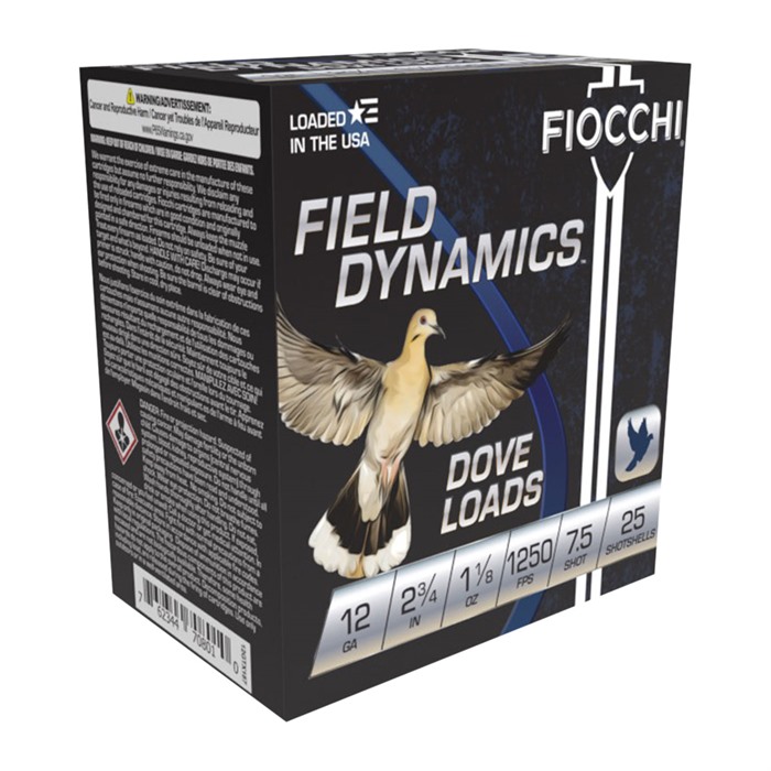 DOVE & QUAIL 12 GAUGE 2-3/4” #7.5 SHOT SHOTGUN AMMO DOVE & QUAIL 12 GAUGE 2-3/4” 1-1/8OZ #7.5 SHOT 250/CASE DOVE & QUAIL 12 GAUGE 2-3/4” #7.5 SHOT SHOTGUN AMMO DOVE & QUAIL 12 GAUGE 2-3/4” 1-1/8OZ #7.5 SHOT 250/CASE