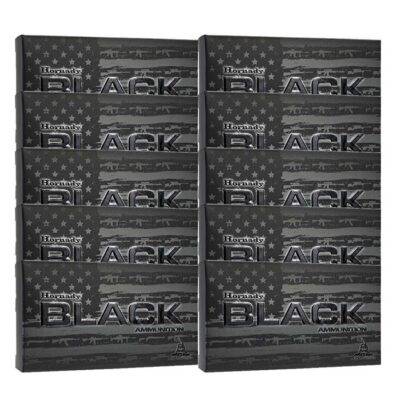 BLACK® 6.8MM REMINGTON SPC V-MAX® POLYMER TIPPED RIFLE AMMO BLACK 6.8MM REMINGTON SPC 110GR V-MAX POLYMER TIP 200/CASE