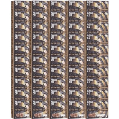 PREMIUM 20 GAUGE 2-3/4” #3 BUCKSHOT SHOTGUN AMMO PREMIUM  20 GAUGE 2-3/4” 20-PELLET #3 BUCKSHOT 250/CASE