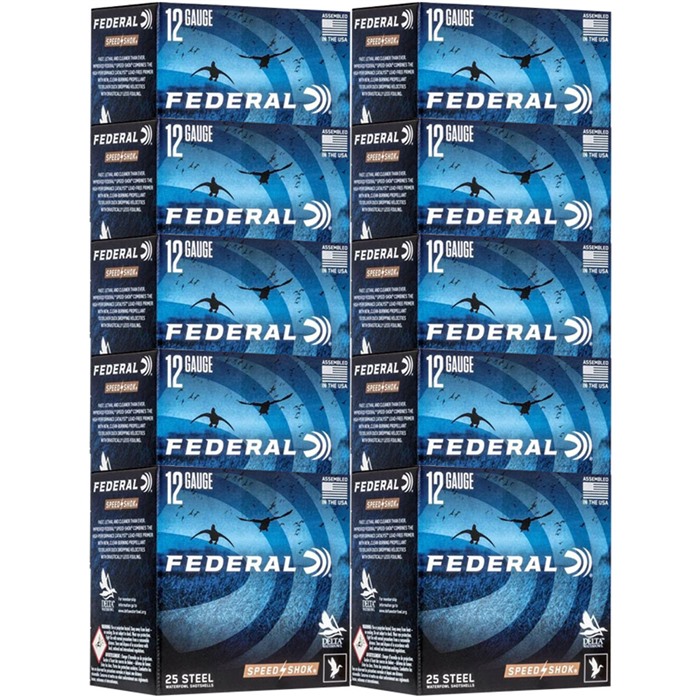 SPEED-SHOK 12 GAUGE 3” #2 SHOT SHOTGUN AMMO SPEED-SHOK 12 GAUGE 3” 1-1/4OZ #2 SHOT 250/CASE SPEED-SHOK 12 GAUGE 3” #2 SHOT SHOTGUN AMMO SPEED-SHOK 12 GAUGE 3” 1-1/4OZ #2 SHOT 250/CASE