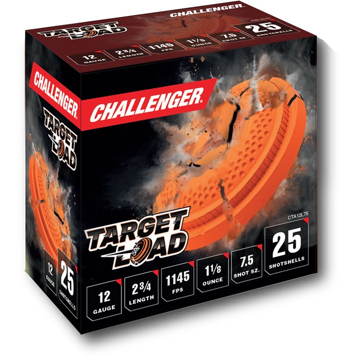 FIRST CLASS TARGET LOAD 12 GAUGE 2-3/4” #7.5 SHOT SHOTGUN AMMO FIRST CLASS TRGT LD 12GA 2-3/4” 1-1/8OZ #7.5 1145 FPS 250/CS