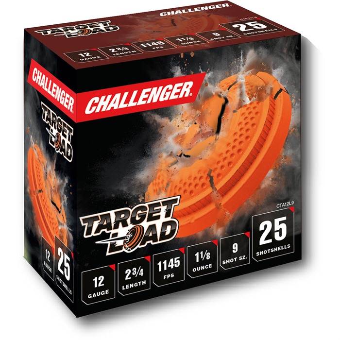 FIRST CLASS TARGET LOAD 12 GAUGE 2-3/4” #9 SHOT SHOTGUN AMMO FIRST CLASS TRGT LD 12GA 2-3/4” 1-1/8OZ #9 1145 FPS 250/CASE