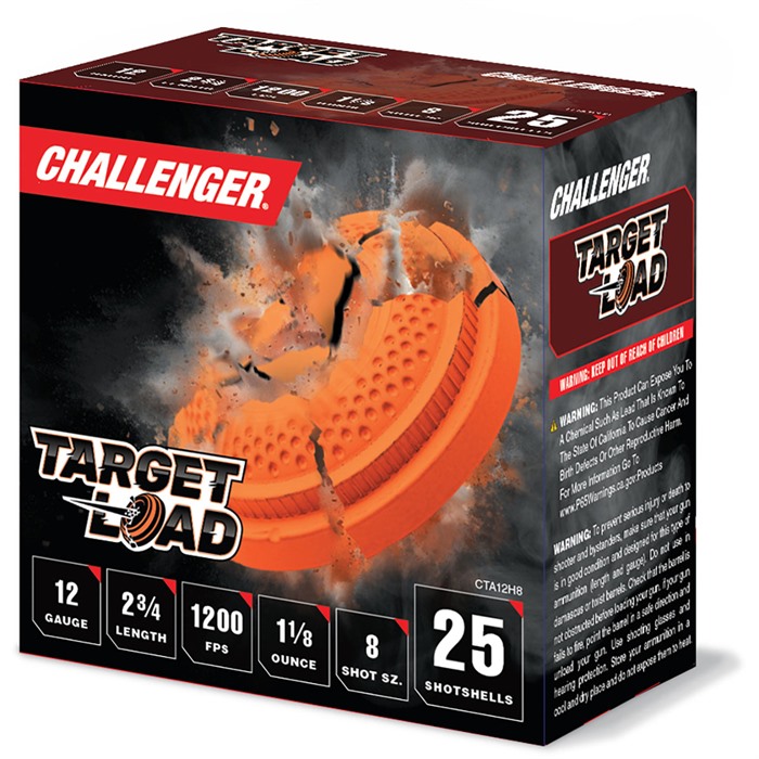 FIRST CLASS TARGET LOAD 12 GAUGE 2-3/4” #8 SHOT SHOTGUN AMMO FIRST CLASS TRGT LD 12GA 2-3/4” 1-1/8OZ #8 1200 FPS 250/CASE
