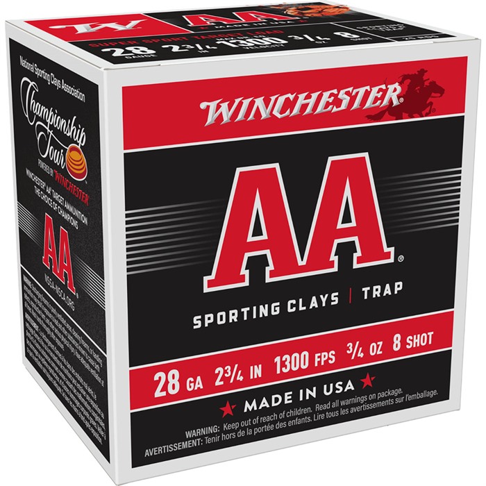AA Sporting Clays VP 28ga., 2 3/4″ #7.5 AA Sporting Clays VP 28ga., 2 3/4″ #7.5