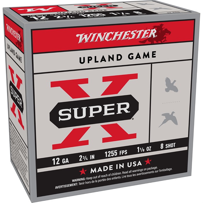 SUPER-X 12 GAUGE 2-3/4” #8 SHOT SHOTGUN AMMO SUPER-X 12 GAUGE 2-3/4” 1-1/8OZ #8 SHOT 250 CASE SUPER-X 12 GAUGE 2-3/4” #8 SHOT SHOTGUN AMMO SUPER-X 12 GAUGE 2-3/4” 1-1/8OZ #8 SHOT 250 CASE