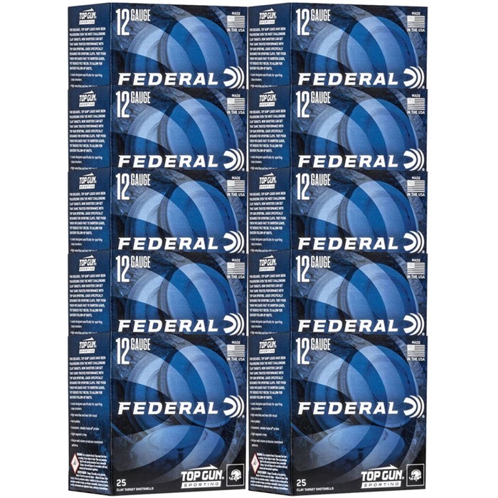 TOP GUN SPORTING 12 GAUGE 2-3/4” #7.5 SHOT SHOTGUN AMMO TOP GUN SPORTING 12 GA 2-3/4” 1OZ #7.5 SHOT 1250 FPS 250/CS TOP GUN SPORTING 12 GAUGE 2-3/4” #7.5 SHOT SHOTGUN AMMO TOP GUN SPORTING 12 GA 2-3/4” 1OZ #7.5 SHOT 1250 FPS 250/CS