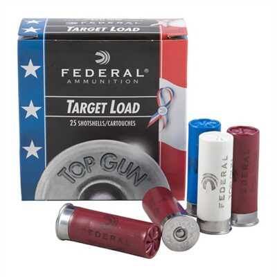 TOP GUN USA 12 GAUGE 2-3/4” #8 SHOT SHOTGUN AMMO TOP GUN 12 GAUGE 2-3/4” 1-1/8OZ #8 SHOT  1145 FPS 250/CASE