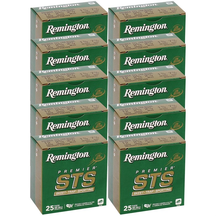 STS TARGET AMMO 20 GAUGE 2-3/4” 7/8 OZ #9 SHOT PREMIER STS TARGET 20 GAUGE 2-3/4” 7/8OZ #9 SHOT 250/CASE