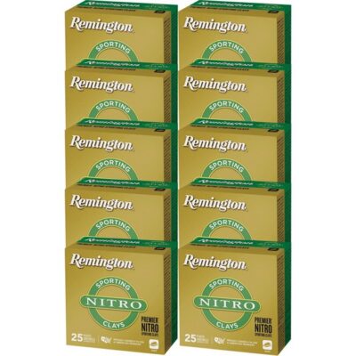 PREMIER NITRO SPORTING CLAYS 12 GA 2-3/4” #8 SHOT SHOTGUN AMMO PREMIER NITRO SC 12 GAUGE 2-3/4” 1-1/8OZ #8 SHOT 250/CASE